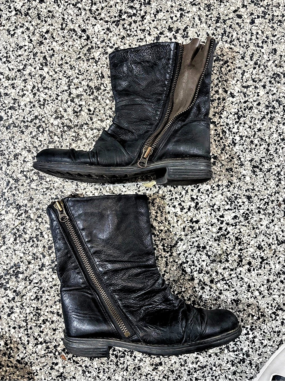 Black Side-Zip Ankle Boots